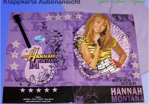 Hannah Montana Birthday Card Disney Hannah Montana 3d Folding Card Congratulations