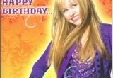 Hannah Montana Birthday Card Happy Birthday Hannah Montana