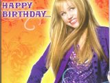 Hannah Montana Birthday Card Happy Birthday Hannah Montana