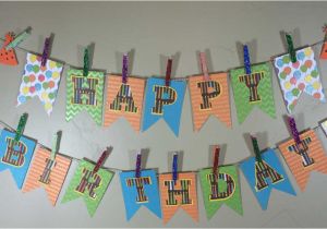 Happy 1/2 Birthday Banner Make Your Own Birthday Pennant Banner A Sparkle Of Genius