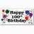 Happy 100th Birthday Banners Amazon Com Happy 100th Birthday 3 39 X 6 39 Vinyl Banner