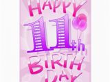 Happy 11th Birthday Girl Happy 11th Birthday Card Zazzle