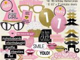 Happy 11th Birthday Girl Photo Booth Props Happy 11th Birthday Girl Printable