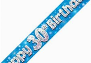Happy 13th Birthday Banner Blue Back In Stock