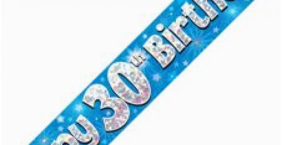 Happy 13th Birthday Banner Blue Back In Stock