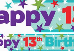 Happy 13th Birthday Banners Teenager Birthday Banners 13th 16th Party Delights