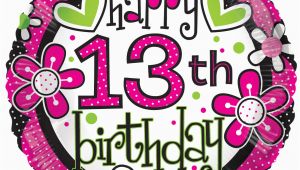 Happy 13th Birthday Decorations 17in Happy 13th Birthday Girl
