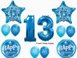 Happy 13th Birthday Decorations Blue 13th Happy Birthday Party Balloons Decorations Supplies