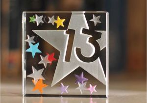 Happy 13th Birthday Decorations Happy 13th Birthday Gift Ideas Spaceform Glass Keepsake