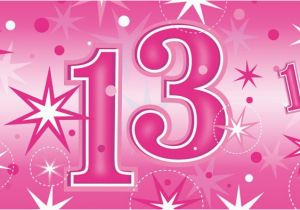 Happy 13th Birthday Decorations Pink Age 13 Happy 13th Birthday Party Decorations Banners