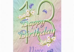 Happy 13th Birthday Niece Quotes Birthday Card for Niece Quotes Quotesgram