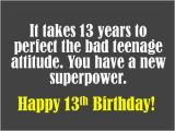 Happy 13th Birthday Quotes Funny 13th Birthday Quotes Funny Quotesgram