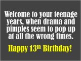 Happy 13th Birthday Quotes Funny 13th Birthday Wishes What to Write In A Card Holidappy