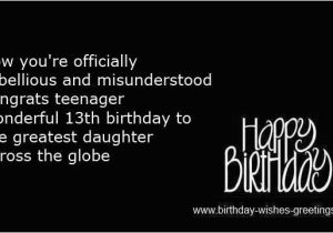 Happy 13th Birthday Quotes Funny Daughter Quotes Happy 13th Birthday Quotesgram