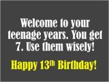 Happy 13th Birthday Quotes Funny Happy 13th Birthday Daughter Quotes Just B Cause