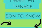 Happy 13th Birthday to My son Quotes 13 Things I Want My Teenage son to Know