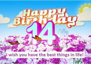 Happy 14 Birthday Quotes Happy 14th Birthday Quotes Wishesgreeting