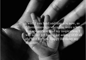 Happy 15th Birthday Quotes for son 15th Birthday for son Quotes Quotesgram