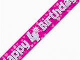 Happy 16th Birthday Banner Pink Back In Stock