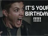 Happy 16th Birthday Meme Happy Birthday Card with Dean Winchester Lol Dean