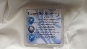 Happy 16th Birthday Quotes for son Personalised Coaster son Poem 16th Birthday Design