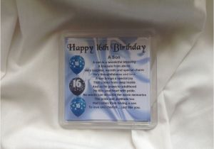 Happy 16th Birthday Quotes for son Personalised Coaster son Poem 16th Birthday Design