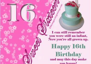 Happy 16th Birthday Sister Quotes 16th Birthday Wishes 365greetings Com