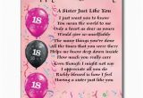 Happy 16th Birthday Sister Quotes 18th Birthday Poems Quotes Quotesgram