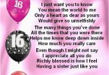 Happy 16th Birthday Sister Quotes 29 Best Sister Poem Gifts Images On Pinterest