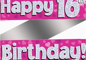 Happy 16th Birthday son Banner Holographic Happy 16th Birthday Banner Buy Helium