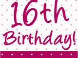 Happy 16th Birthday son Quotes Pretty Pink 39 Happy 16th Birthday 39 Poster A3