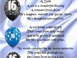 Happy 16th Birthday to My son Quotes Personalised Poem Print 16th Birthday son Poem Ebay