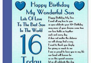 Happy 16th Birthday to My son Quotes Sixteen Birthday Wishes for son Wishes Greetings