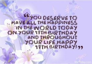 Happy 17th Birthday Quotes Funny Sweet 17 Birthday Wishes and Messages with Images