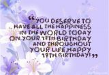 Happy 17th Birthday Wishes Quotes Sweet 17 Birthday Wishes and Messages with Images