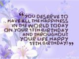 Happy 17th Birthday Wishes Quotes Sweet 17 Birthday Wishes and Messages with Images