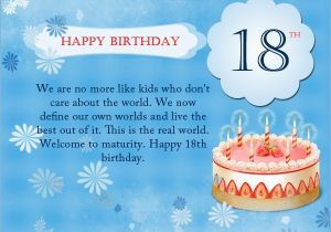 Happy 18 Birthday son Quotes Happy 18th Birthday Messages 18th Birthday Wishes