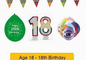 Happy 18th Birthday Balloon Banner Age 18 Happy 18th Birthday Party Balloons Banners