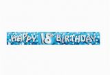 Happy 18th Birthday Banner Free Happy 18th Birthday Foil Banners 2 7 M Amscan 551785 1