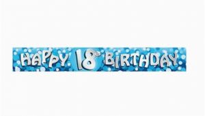 Happy 18th Birthday Banner Free Happy 18th Birthday Foil Banners 2 7 M Amscan 551785 1
