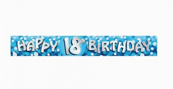 Happy 18th Birthday Banner Free Happy 18th Birthday Foil Banners 2 7 M Amscan 551785 1