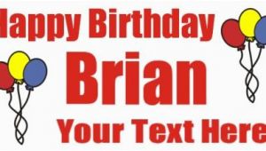 Happy 18th Birthday Banner Printable Birthday Banners Birthday Banner Customsignbanner Com