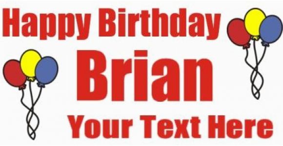 Happy 18th Birthday Banner Printable Birthday Banners Birthday Banner Customsignbanner Com