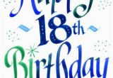 Happy 18th Birthday Banner Printable Blue Birthdays and Happy Birthday On Pinterest