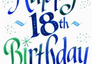 Happy 18th Birthday Banner Printable Blue Birthdays and Happy Birthday On Pinterest