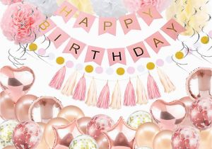 Happy 18th Birthday Banner Rose Gold Amazon Com 60th Birthday Tiara and Sash Pink Happy 60th