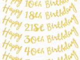 Happy 18th Birthday Banner Rose Gold Rose Gold Gold Silver 18 21st 30 40 50 60 70 Happy