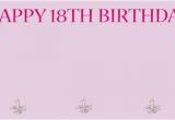 Happy 18th Birthday Facebook Banner 18th Pink Birthday Cake Personalised Banner Partyrama Co Uk