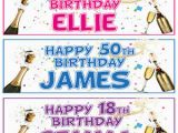 Happy 18th Birthday Facebook Banner 2 Personalised Birthday Party Banners 16th18th 21st 30th