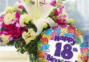 Happy 18th Birthday Flowers 18th Birthday Flowers and Balloon Available for Uk Wide